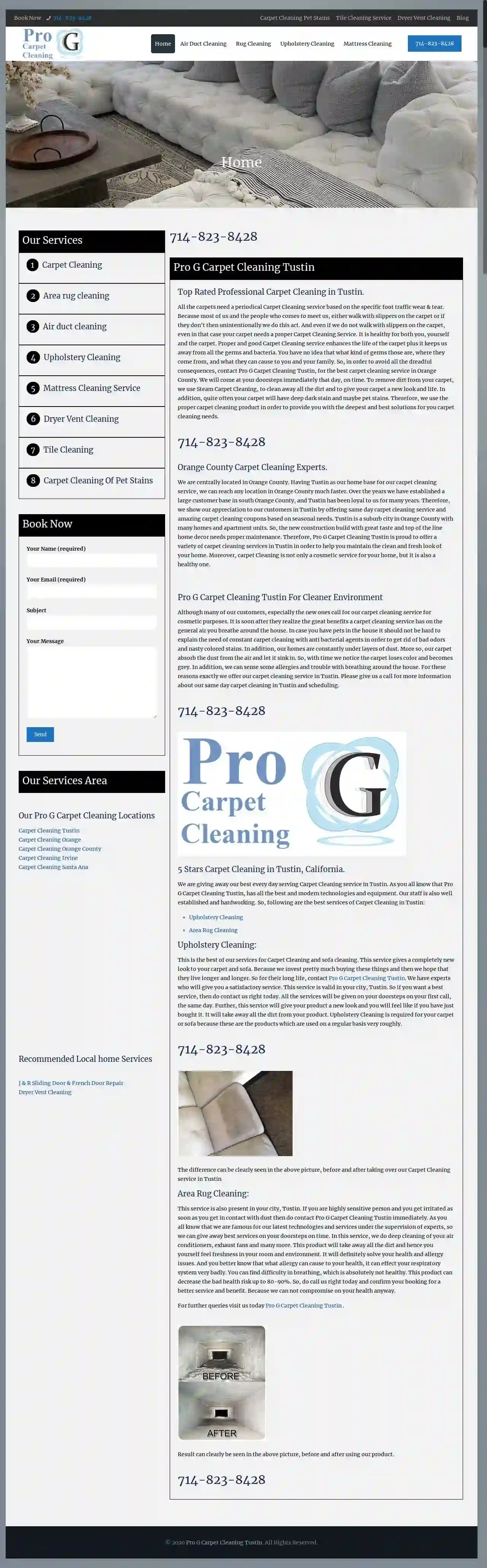 Pro G Carpet Cleaning Tustin