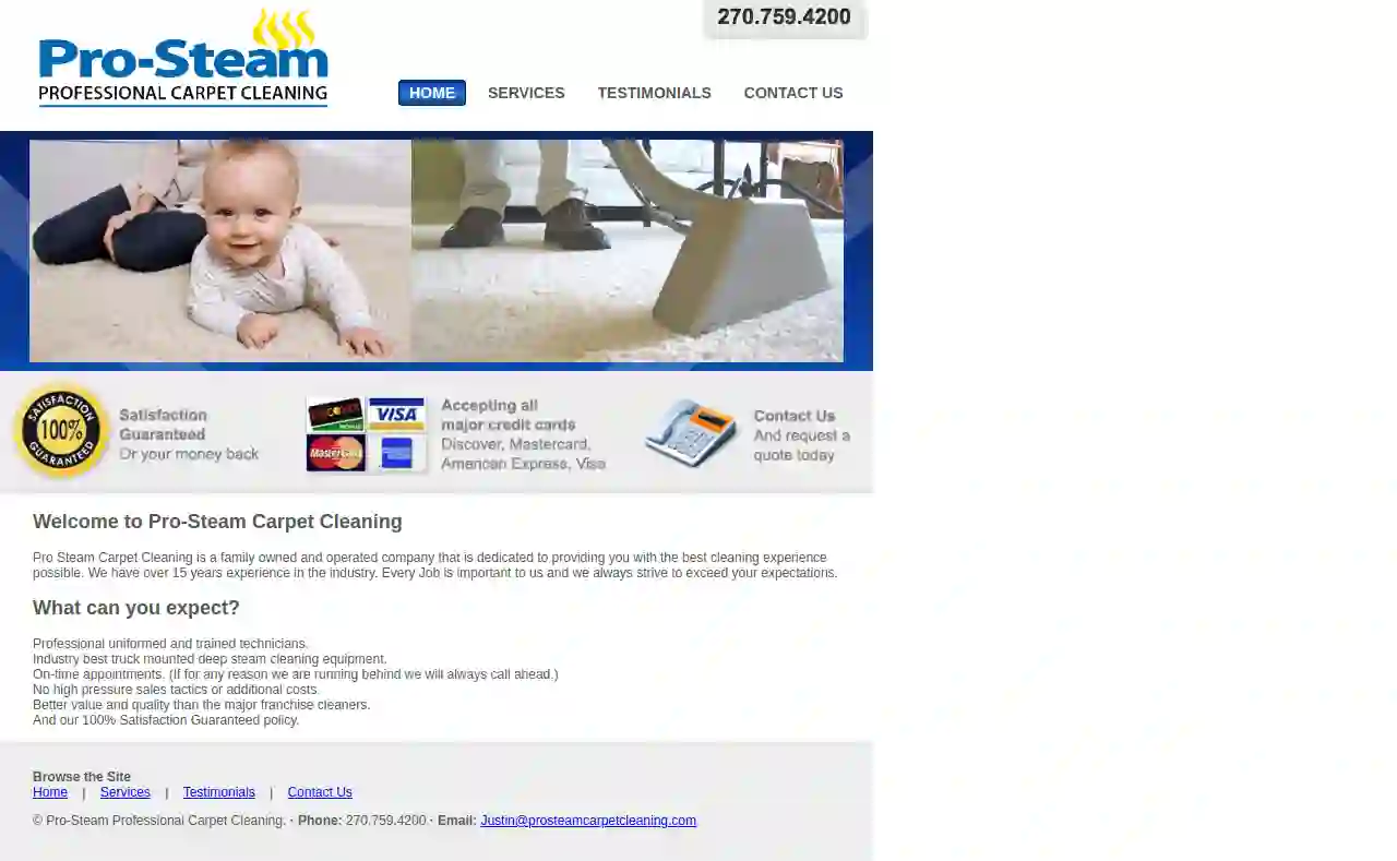 Pro-Steam Profesional Carpet Cleaning