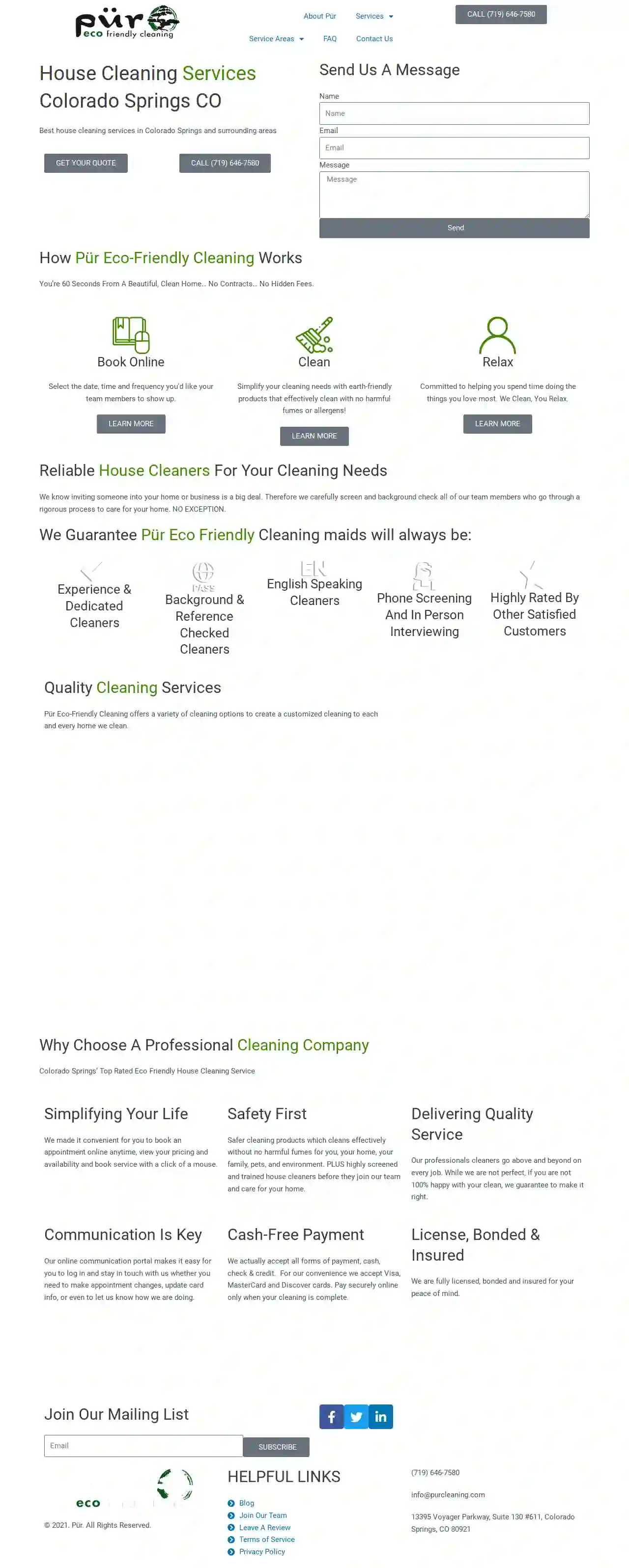 Pur Eco Friendly Cleaning