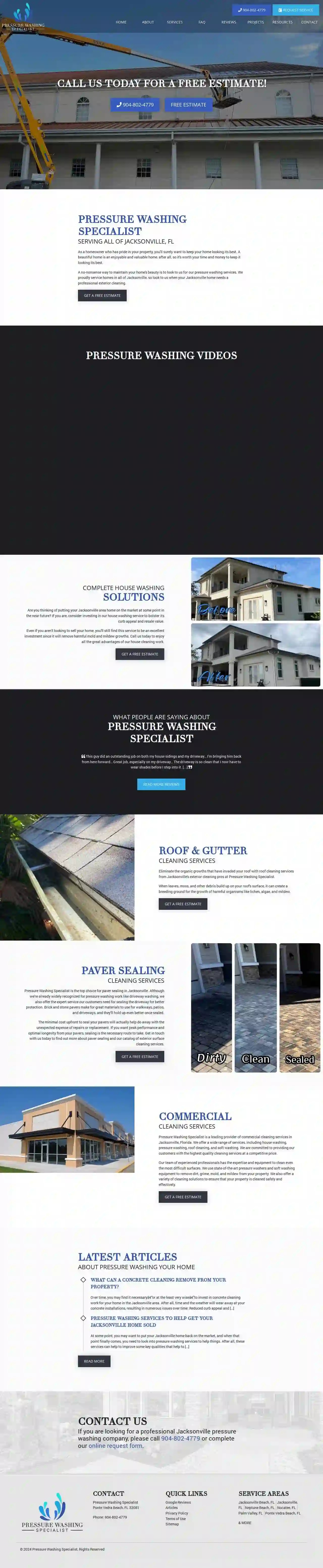 Pressure Washing Specialist