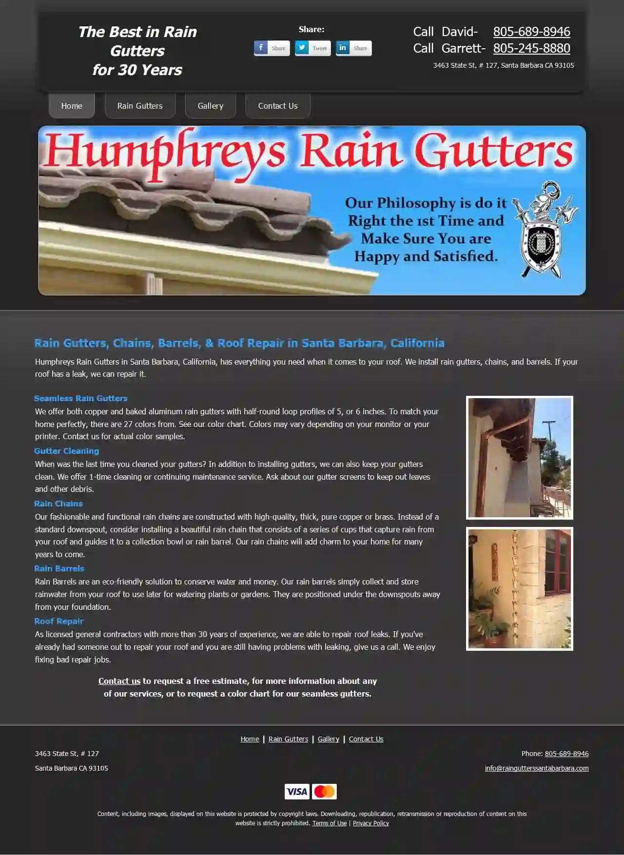 Humphreys Rain Gutters