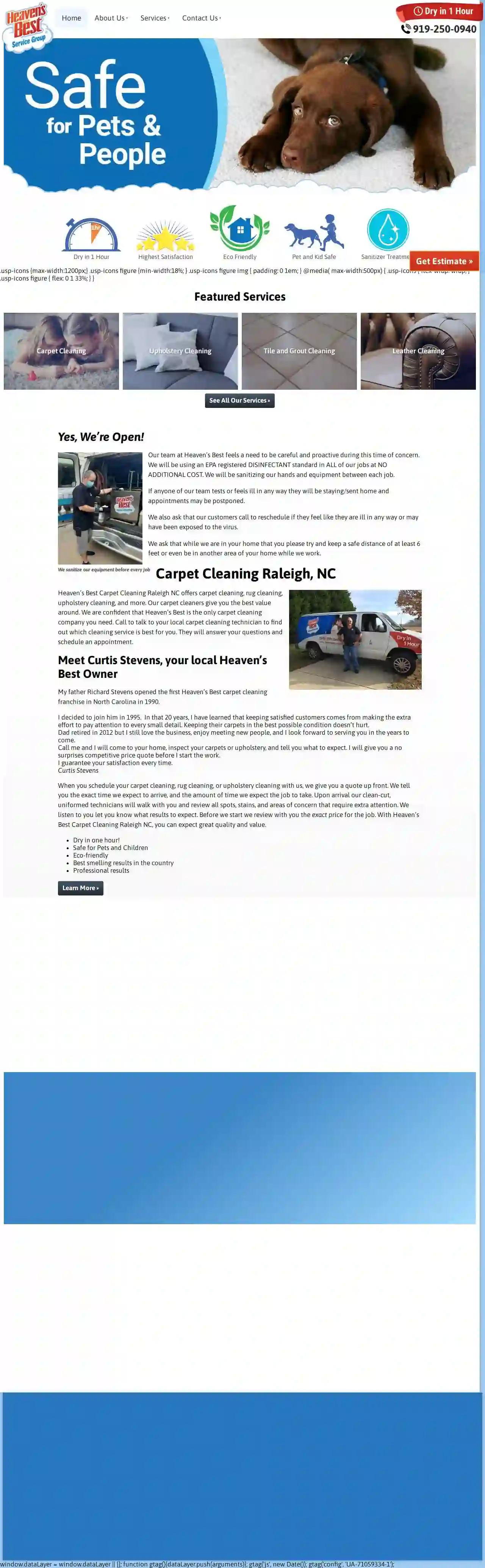 Heaven's Best Carpet Cleaning Raleigh NC