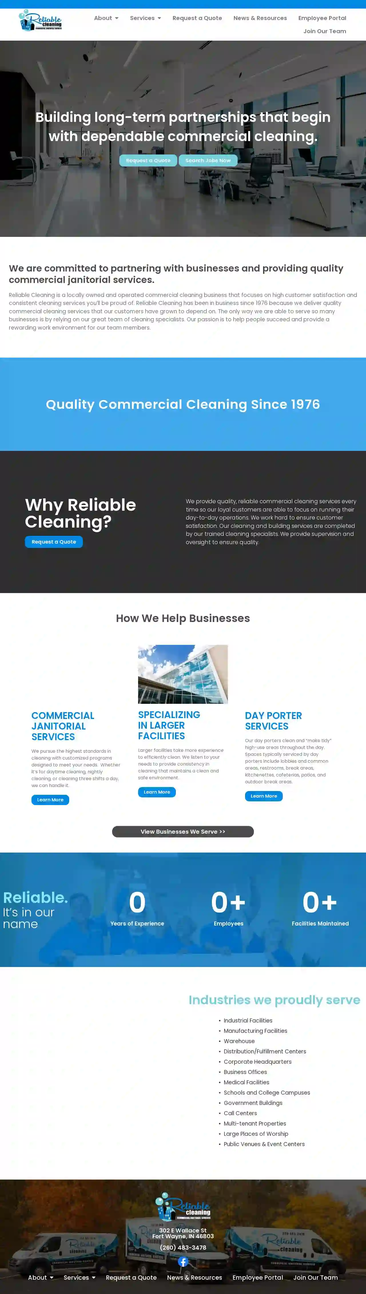 Reliable Cleaning Service