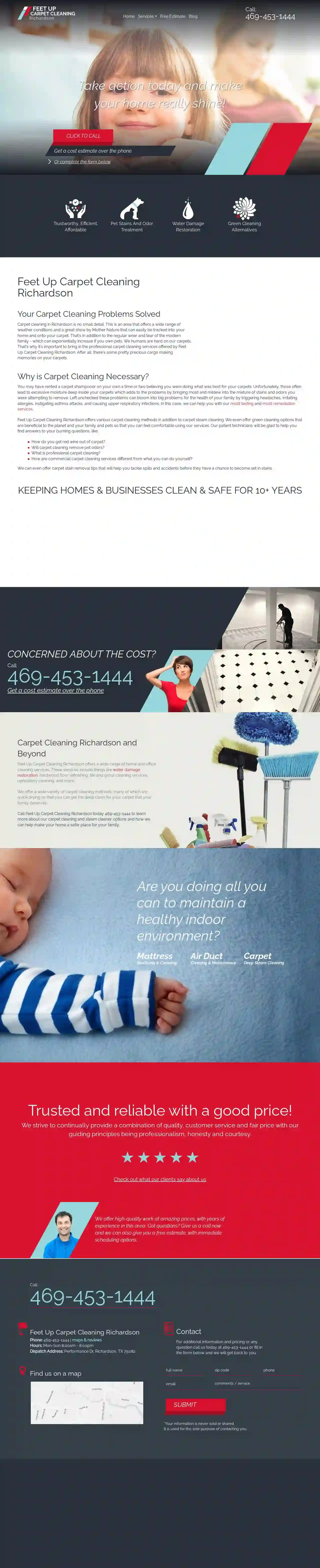 Feet Up Carpet Cleaning Richardson