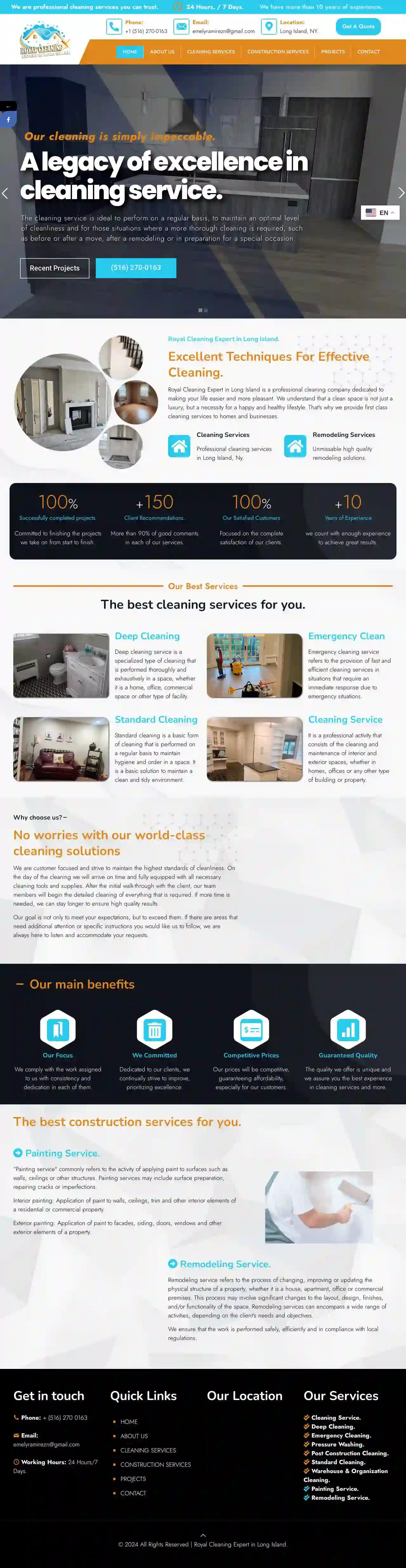 Royal Cleanings Experts Corp