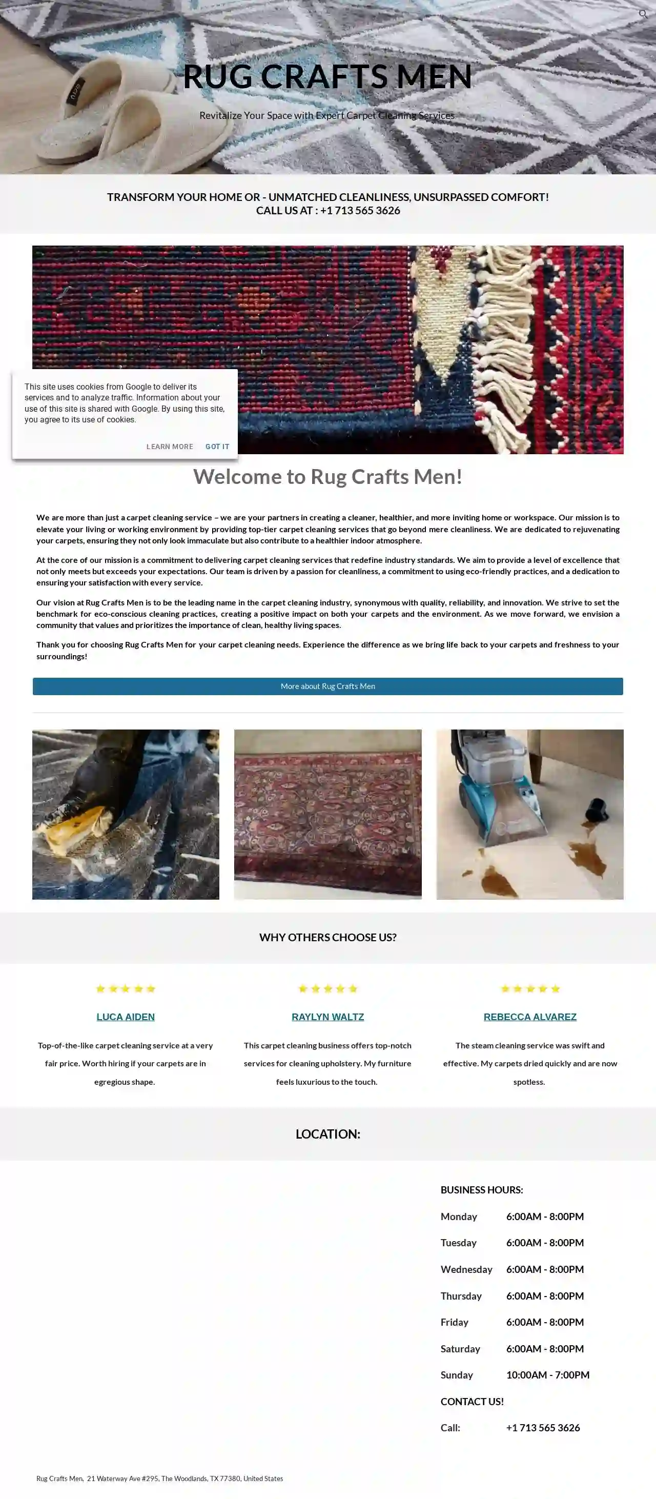 RUG CRAFTS MEN