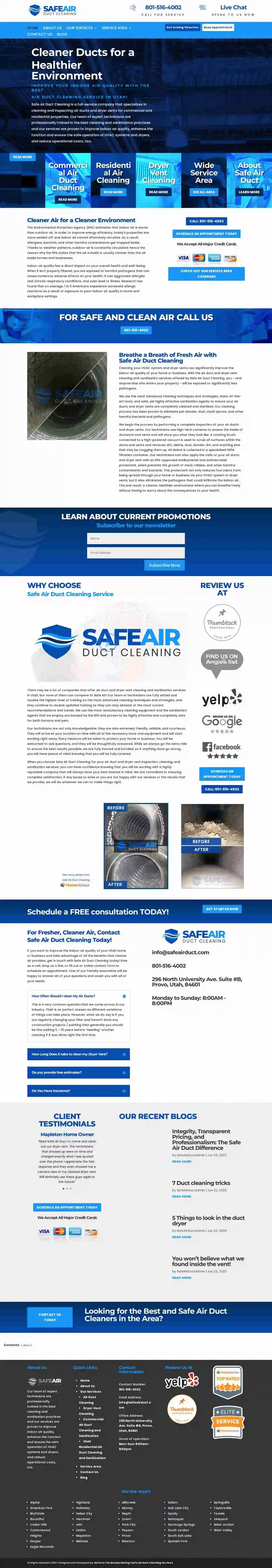 Safe Air Duct Cleaning