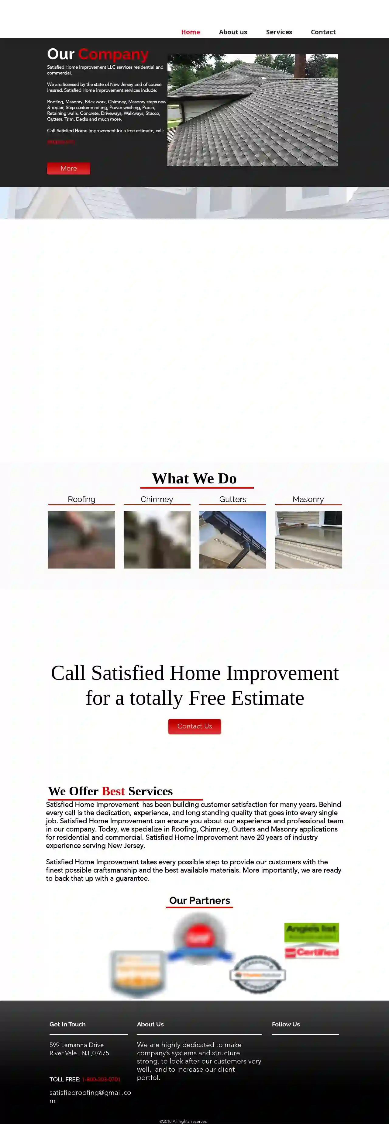 Satisfied Roofing & Chimney