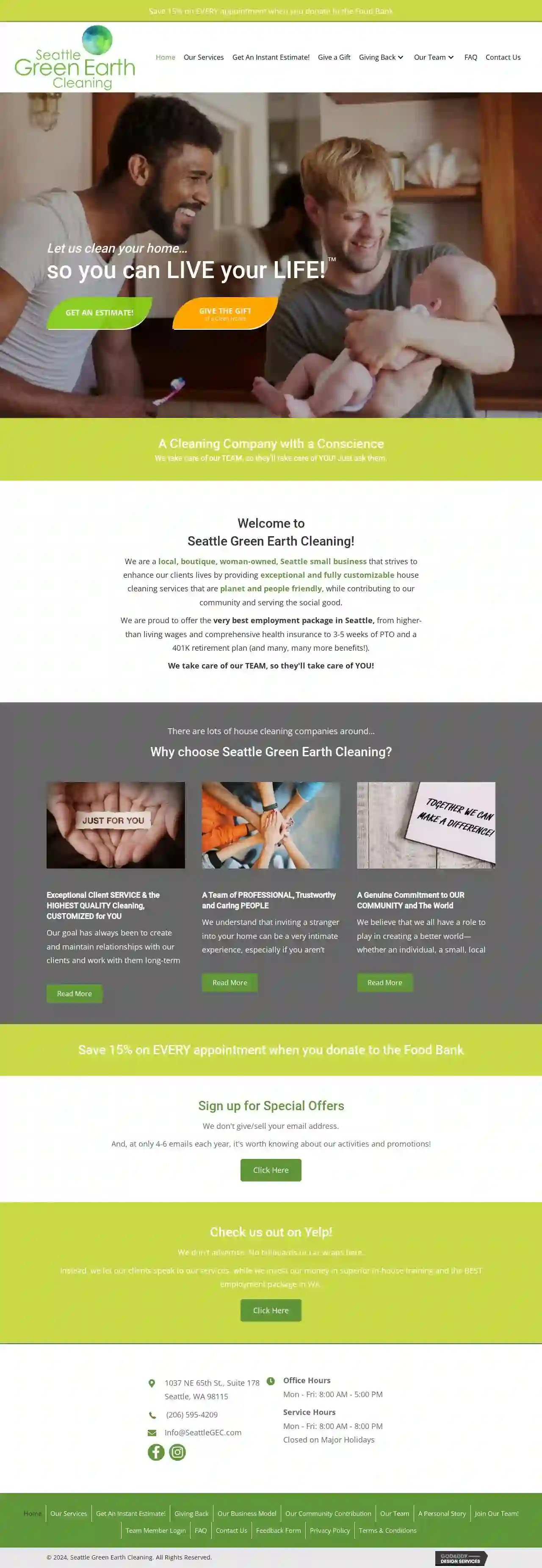 Seattle Green Earth Cleaning