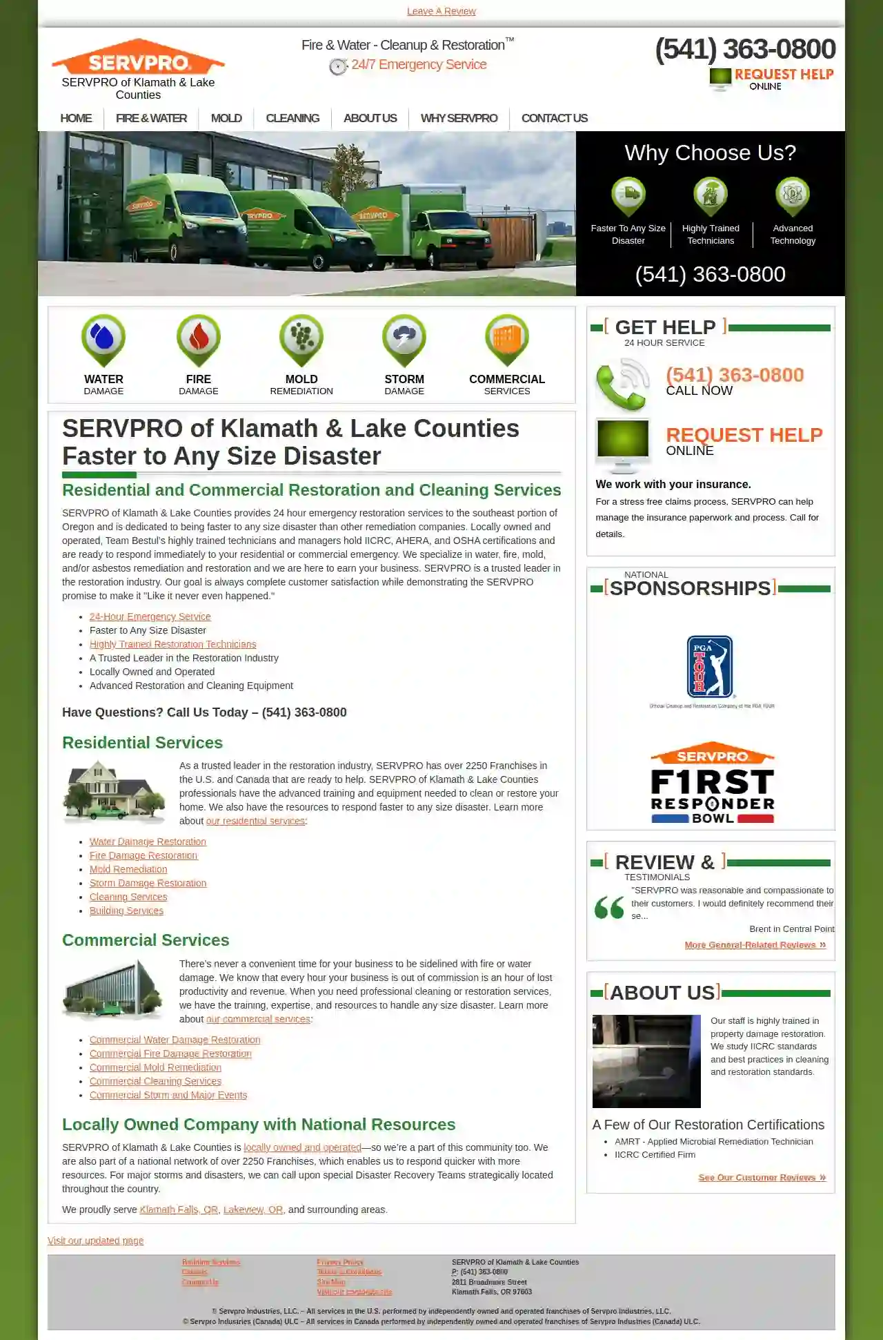 SERVPRO of Klamath & Lake Counties