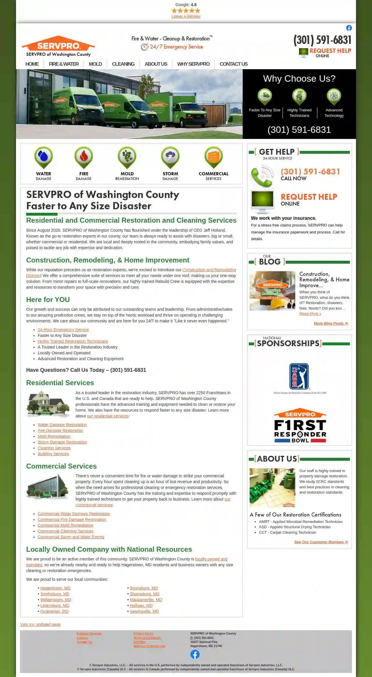 SERVPRO of Washington County