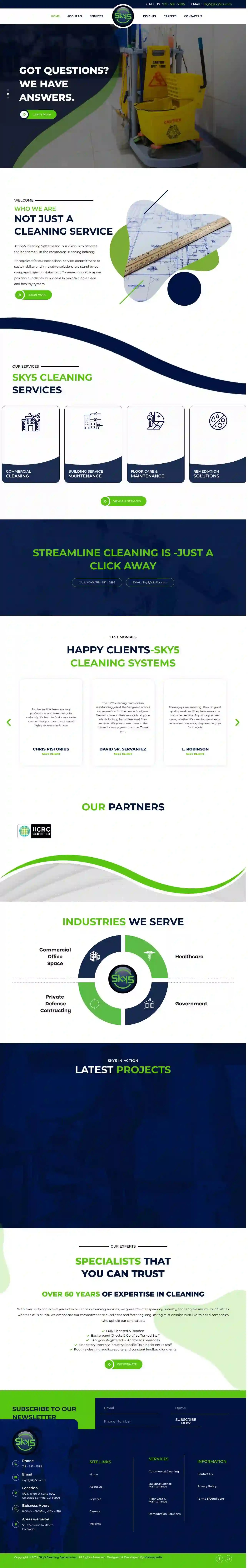 SKY5 Cleaning Systems Inc.