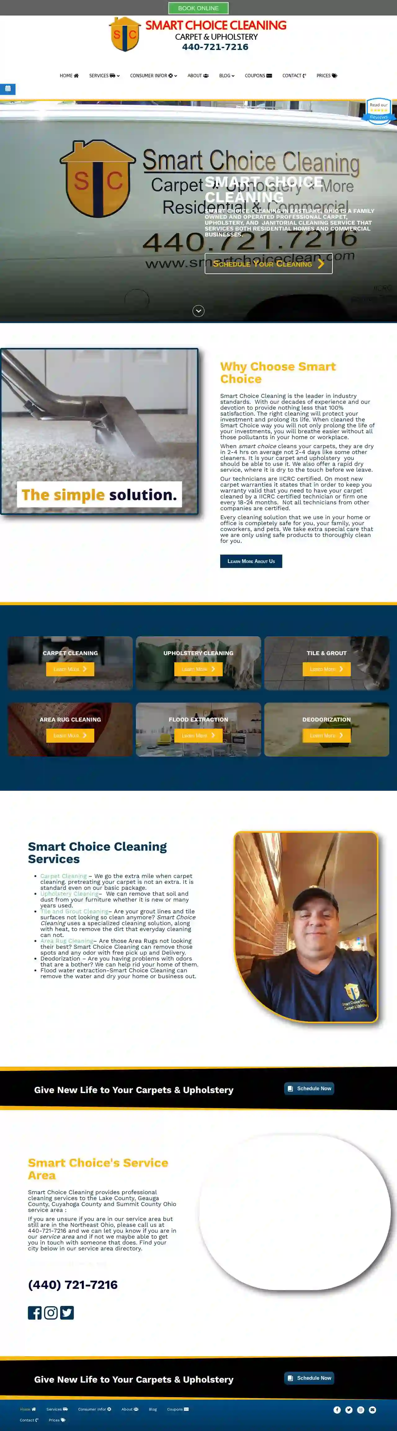 Smart Choice Cleaning Carpet & Upholstery