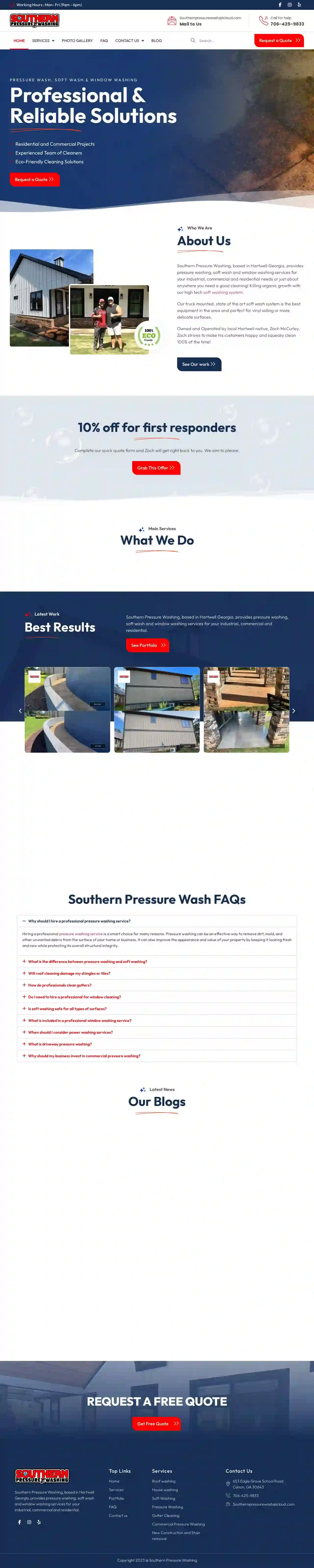 SOUTHERN PRESSURE WASHING