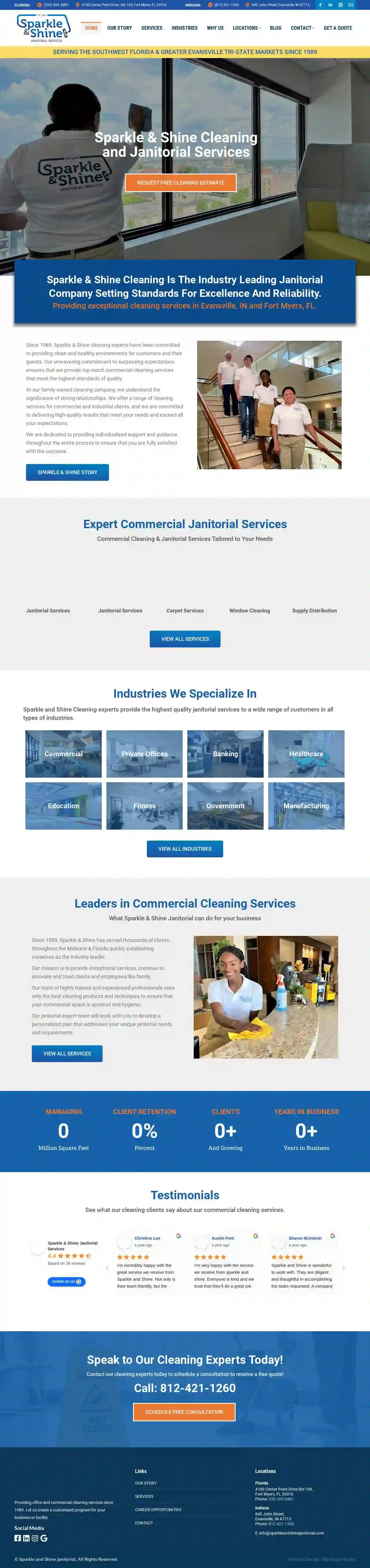 Sparkle & Shine Janitorial Services