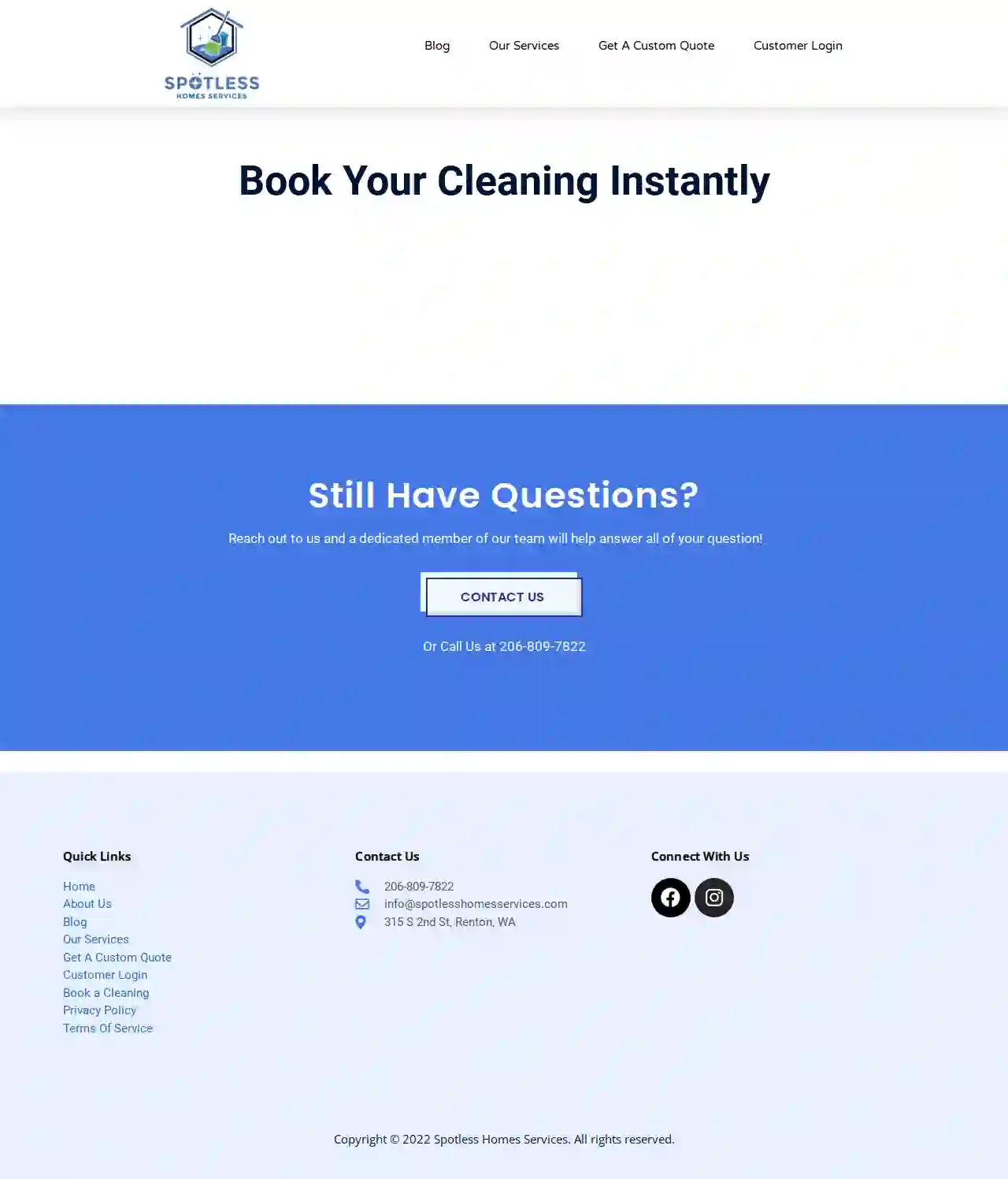 Spotless Homes Services