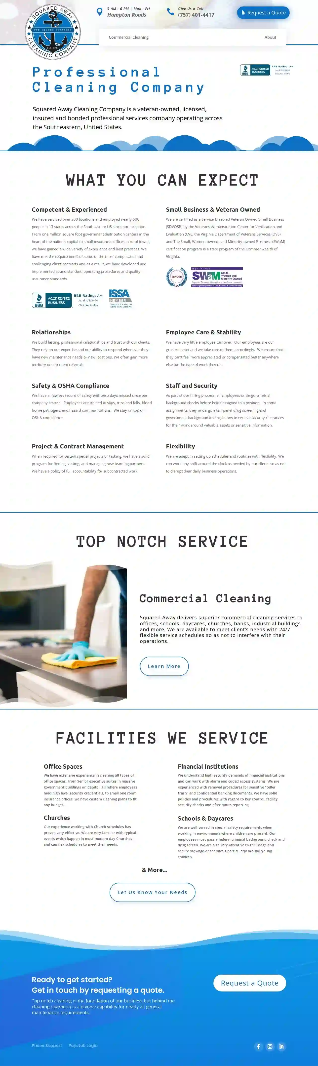 Squared Away Cleaning Co, Inc.