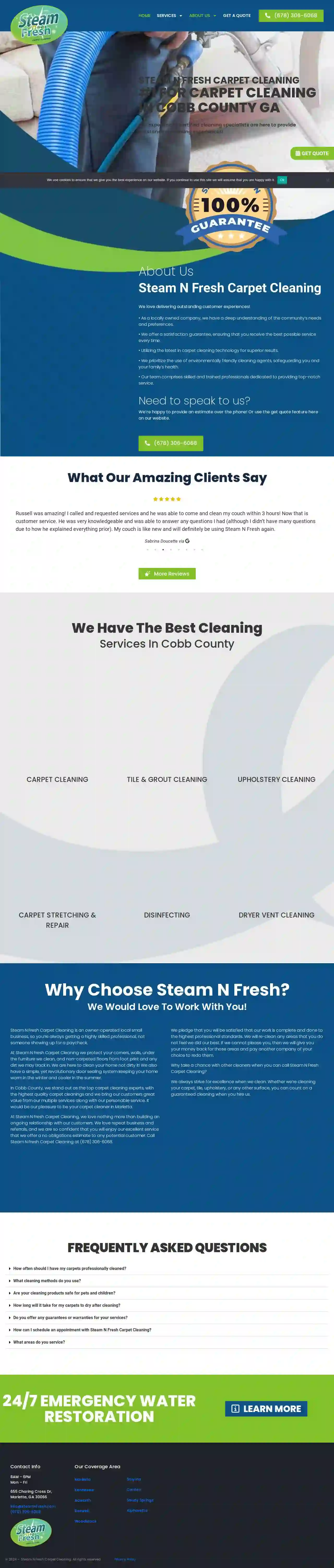 Steam N Fresh Carpet Cleaning