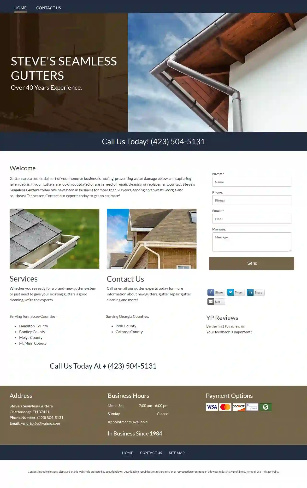 Steve's Seamless Gutters