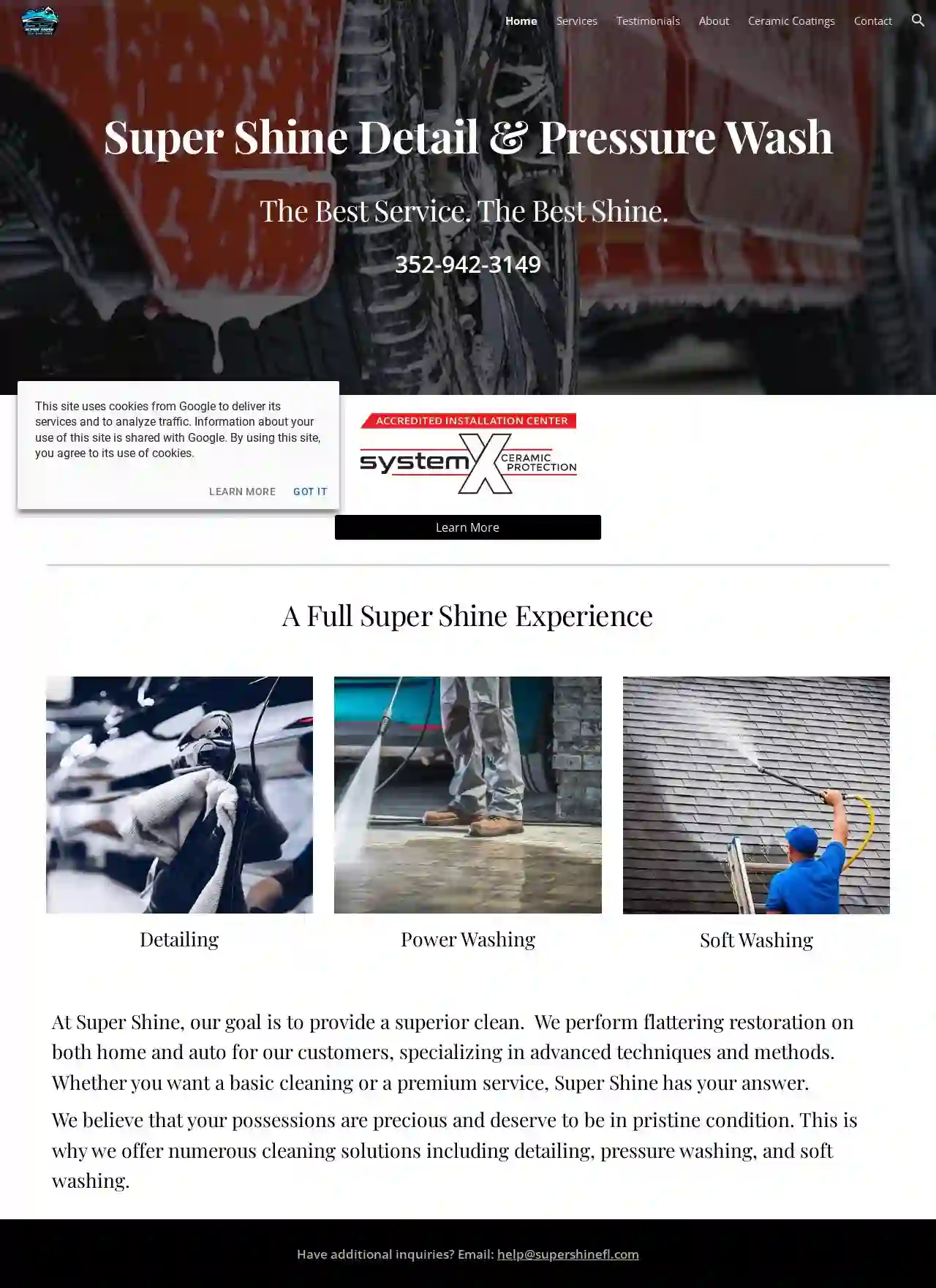 Super Shine Detail & Pressure Wash