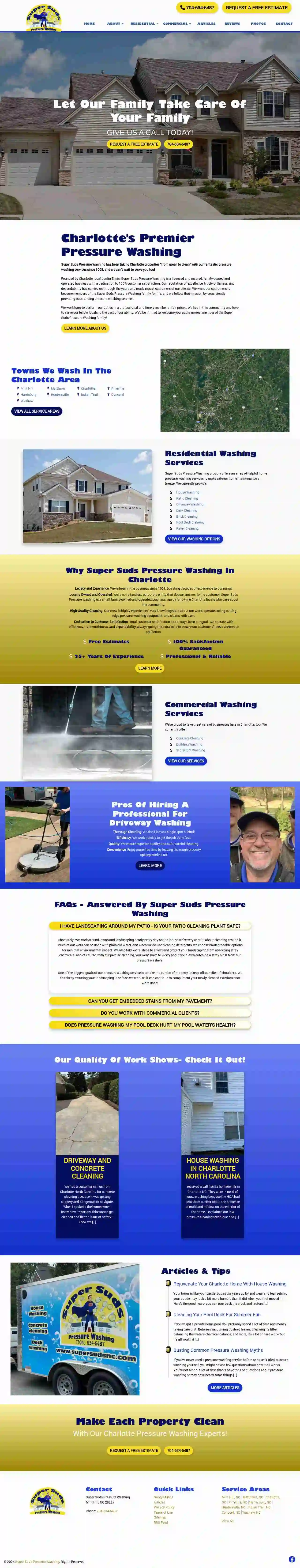 Super Suds Pressure Washing