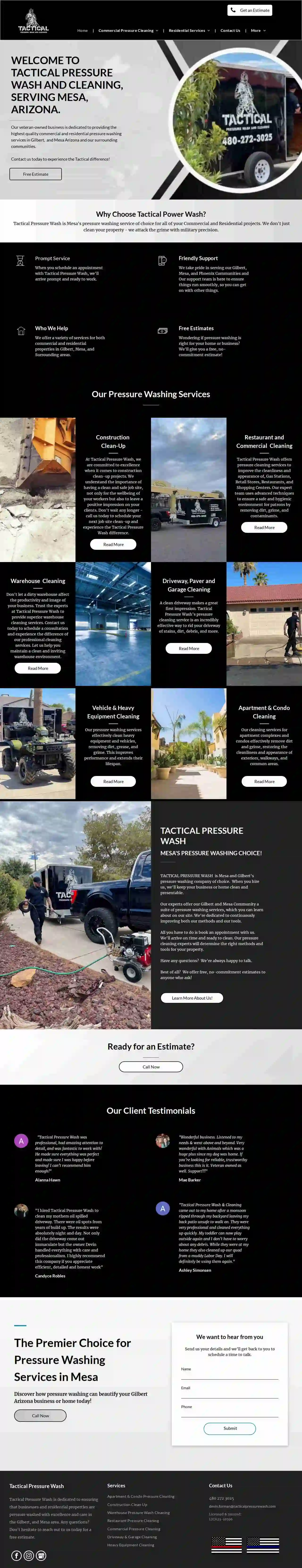 Tactical Pressure Wash & Cleaning