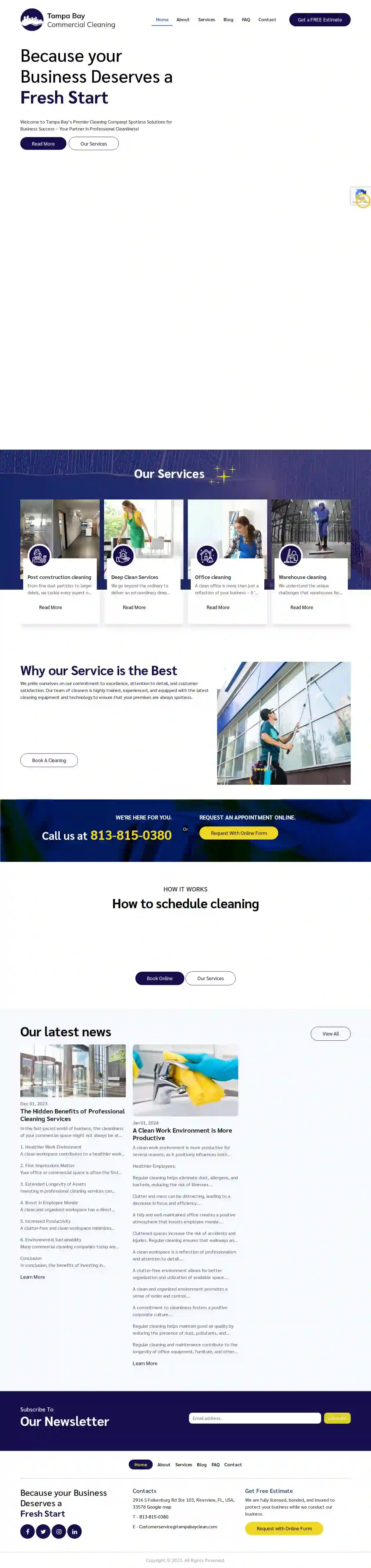 Tampa Bay Commercial Cleaning Inc