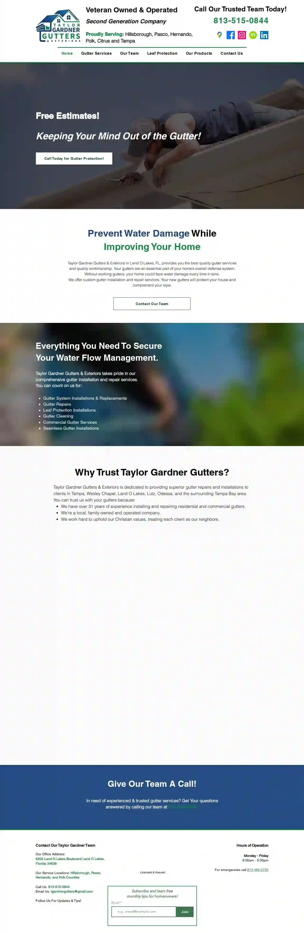 Taylor Gardner Gutters & Exteriors