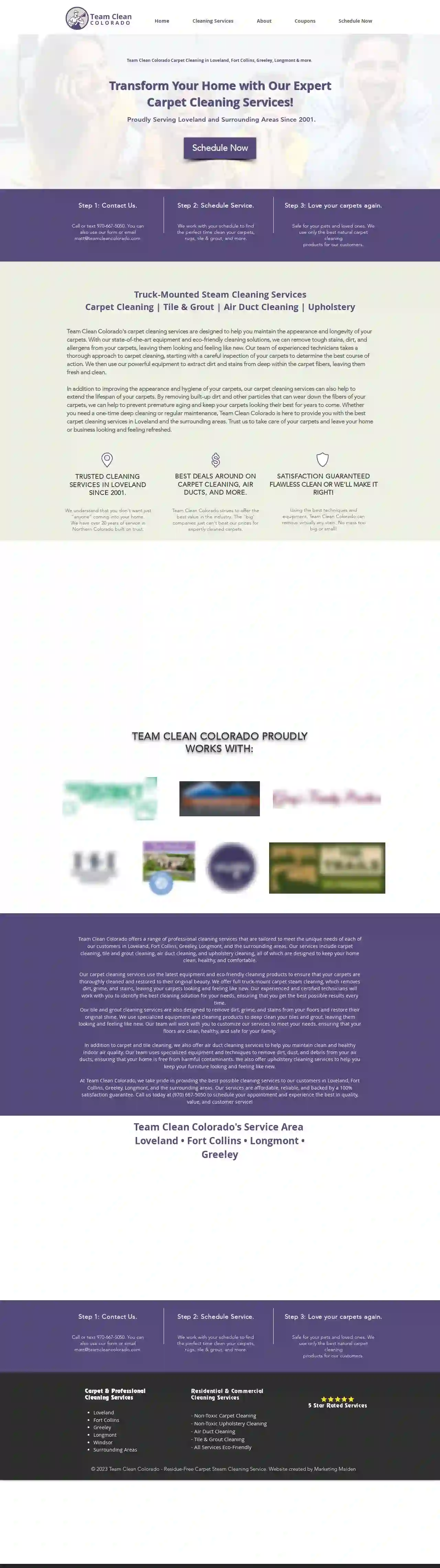 Team Clean Colorado -Residue-Free Carpet Cleaning