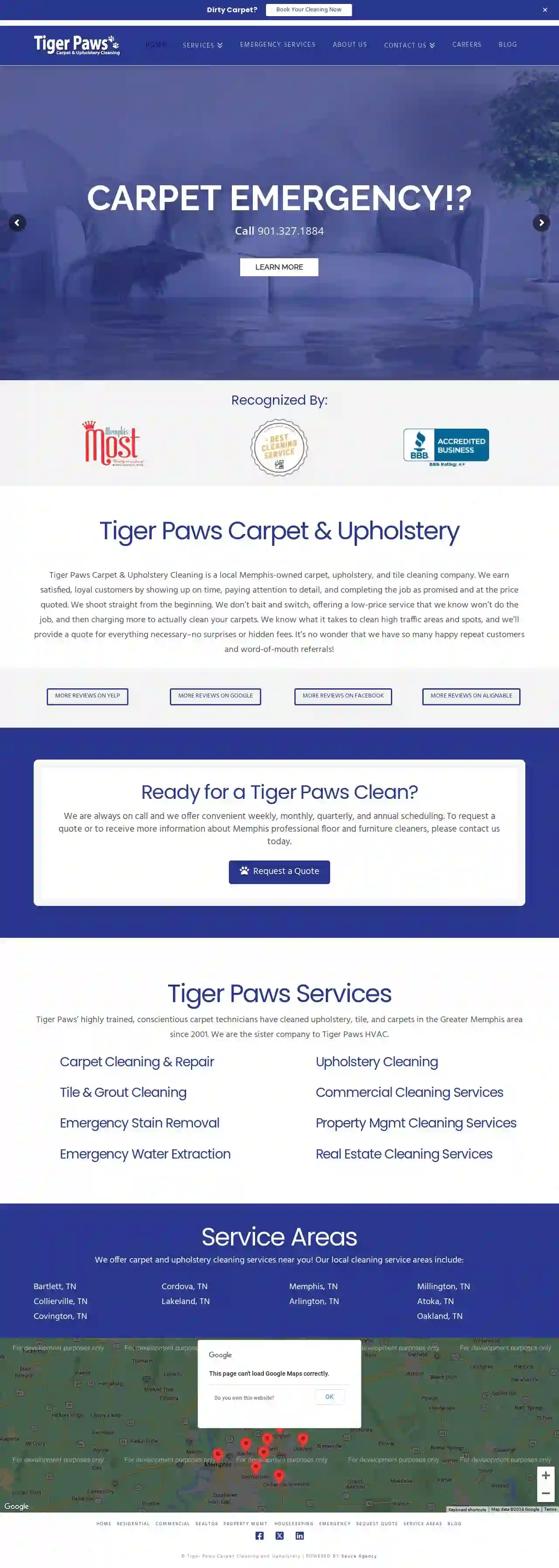 Tiger Paws Carpet & Upholstery Cleaning