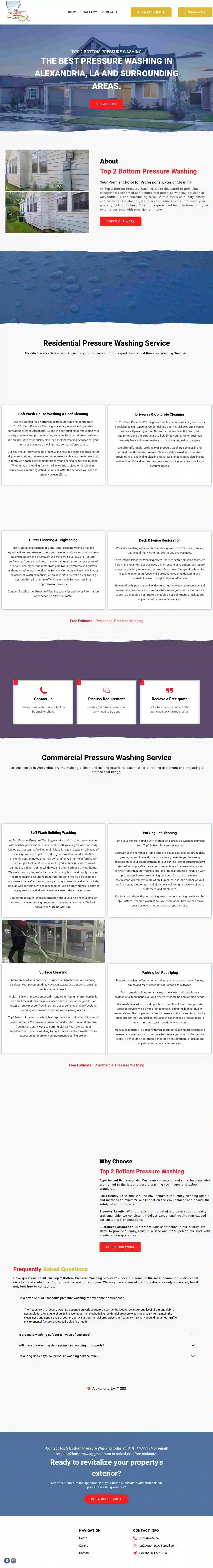 Top2Bottom Pressure Washing Service LLC