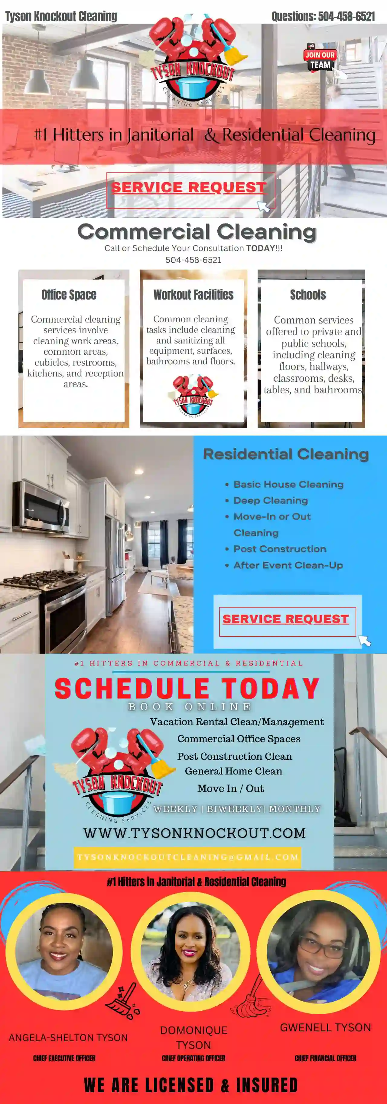 Tyson Knockout Cleaning Service LLC | # 1 Hitters in Janitorial & Residential Cleaning