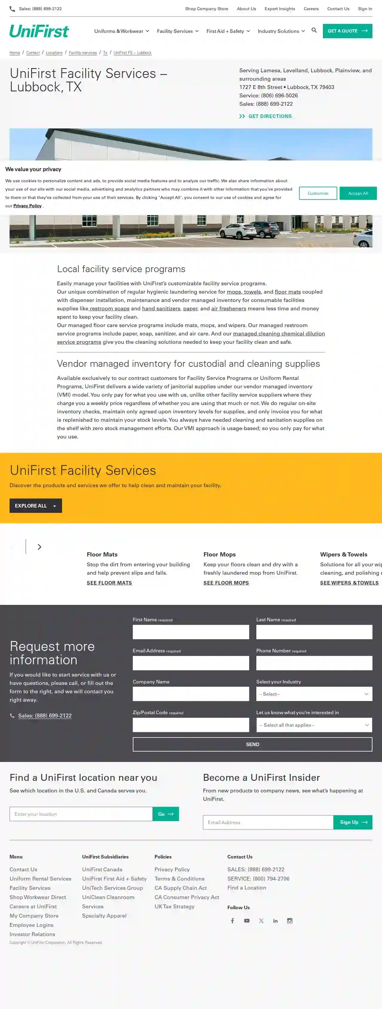 UniFirst Facility Services - Lubbock