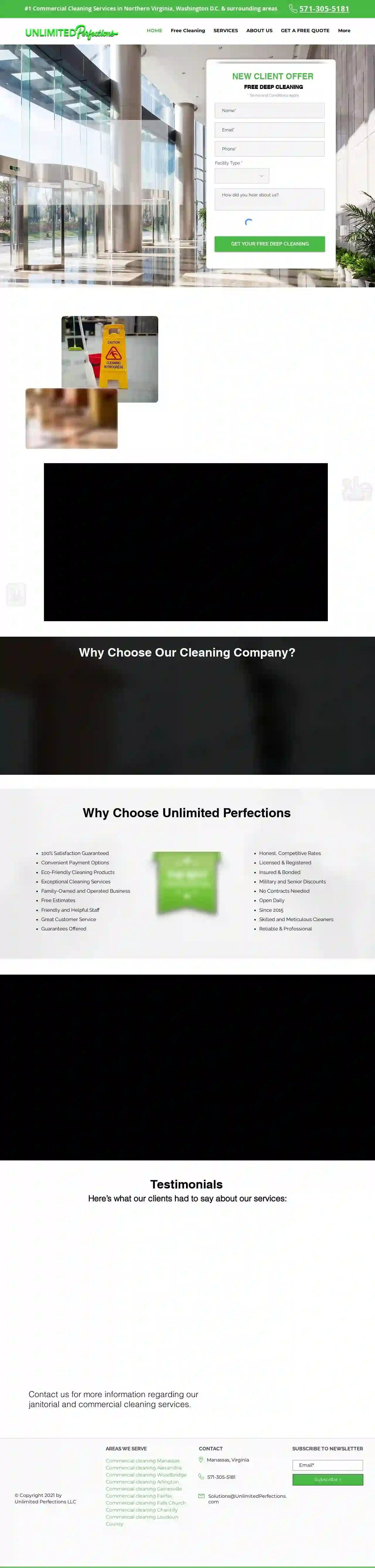 Unlimited Perfections, LLC | Cleaning Services | Janitorial and Commercial Cleaning Services