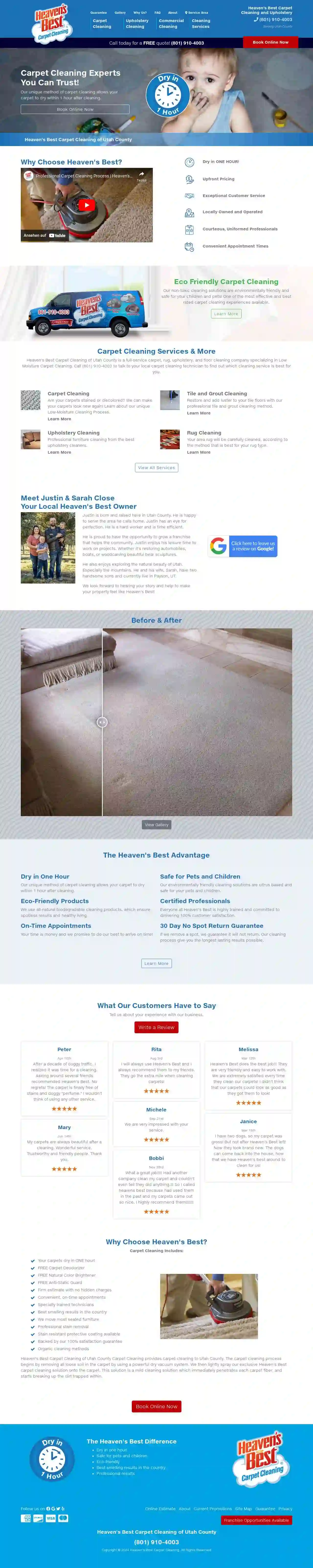 Heaven's Best Carpet Cleaning of Utah County