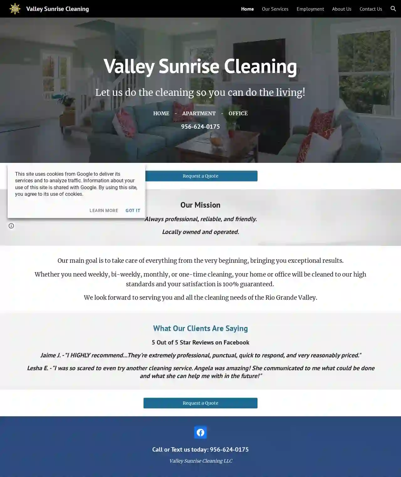 Valley Sunrise Cleaning, LLC