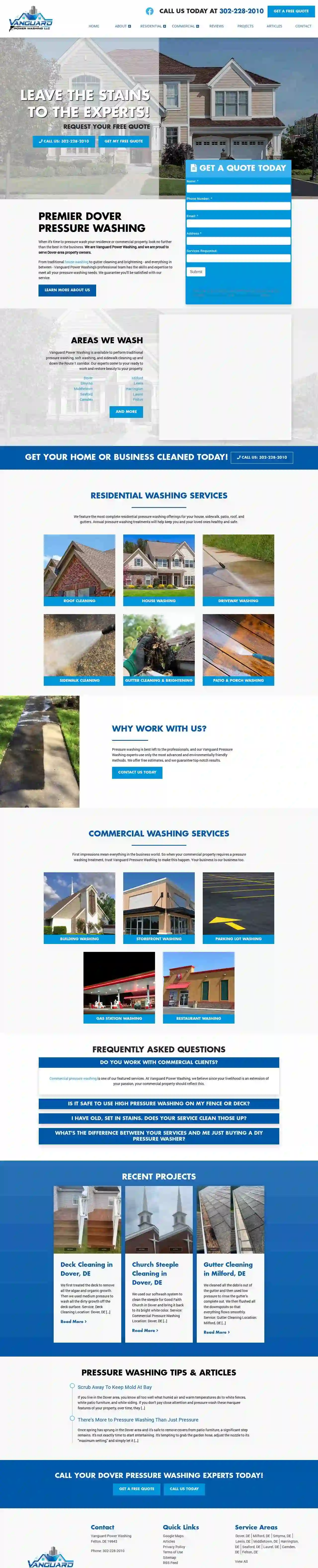 Vanguard Power Washing LLC