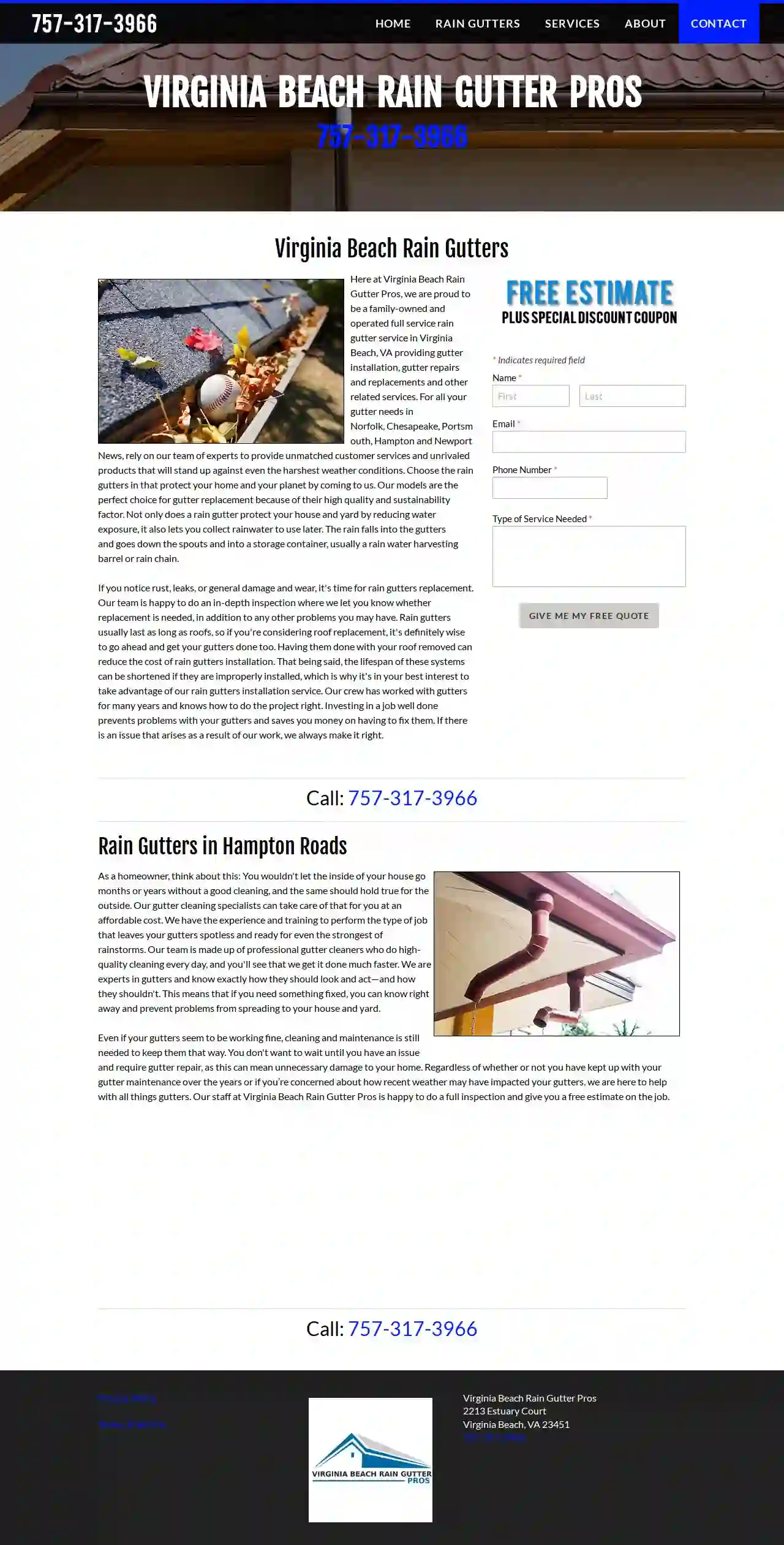 Virginia Beach Rain Gutter Pros