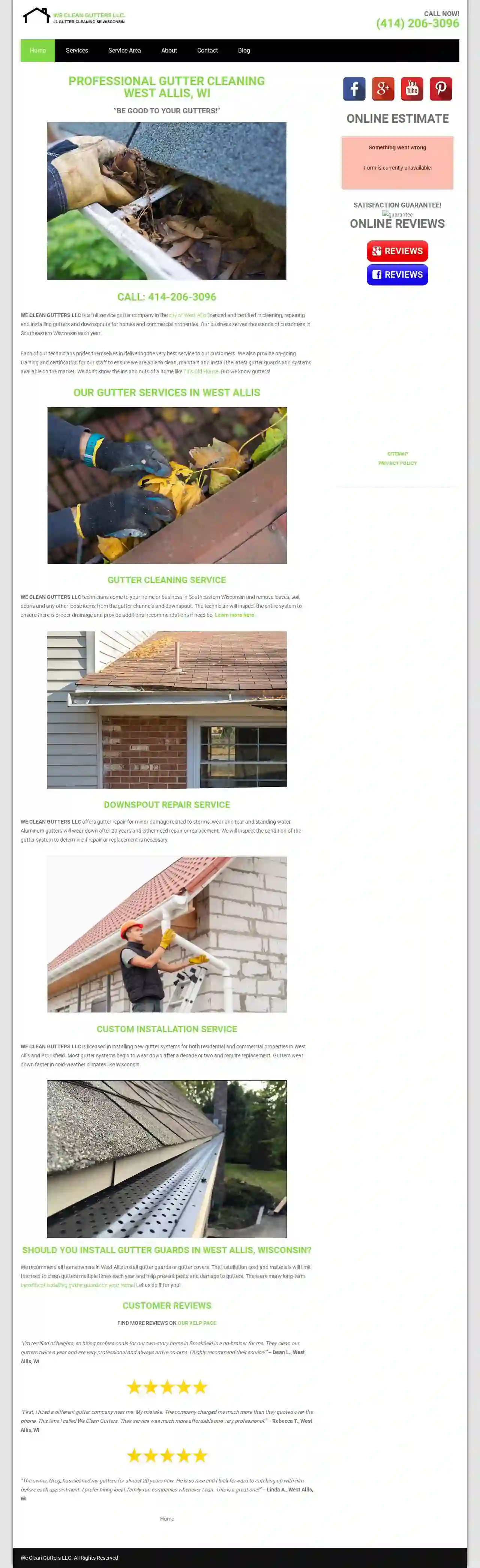 We Clean Gutters LLC of West Allis