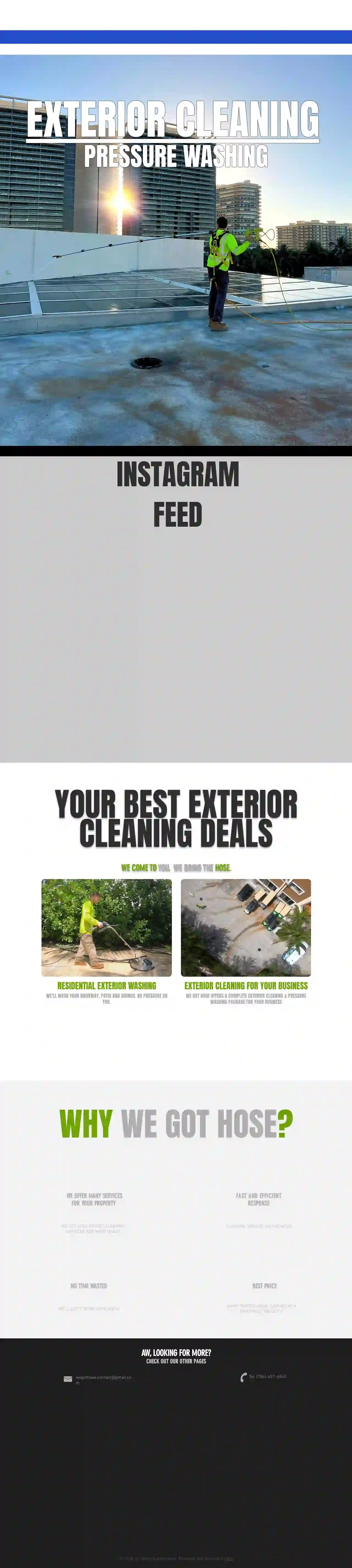 We Got Hose - Exterior Cleaning | Pressure Washing | Miami