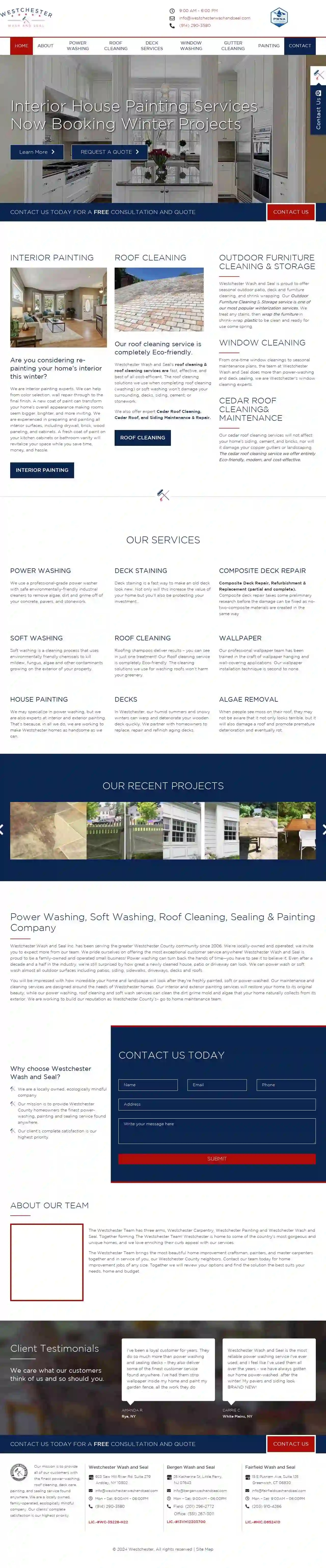 Westchester Wash and Seal Inc.