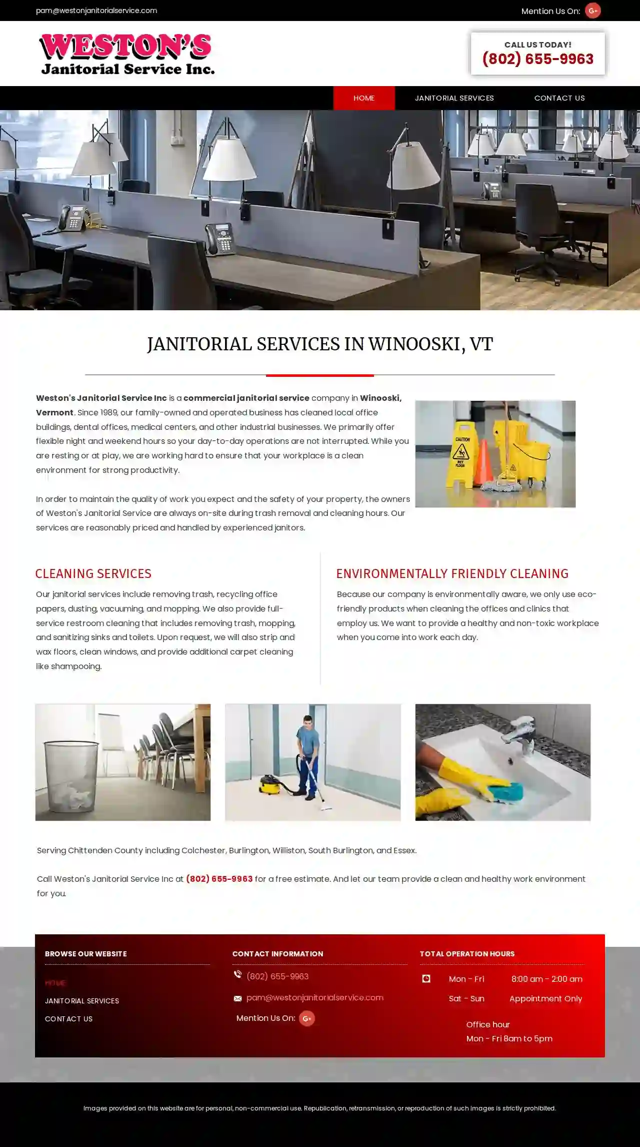 Weston's Janitorial Service Inc