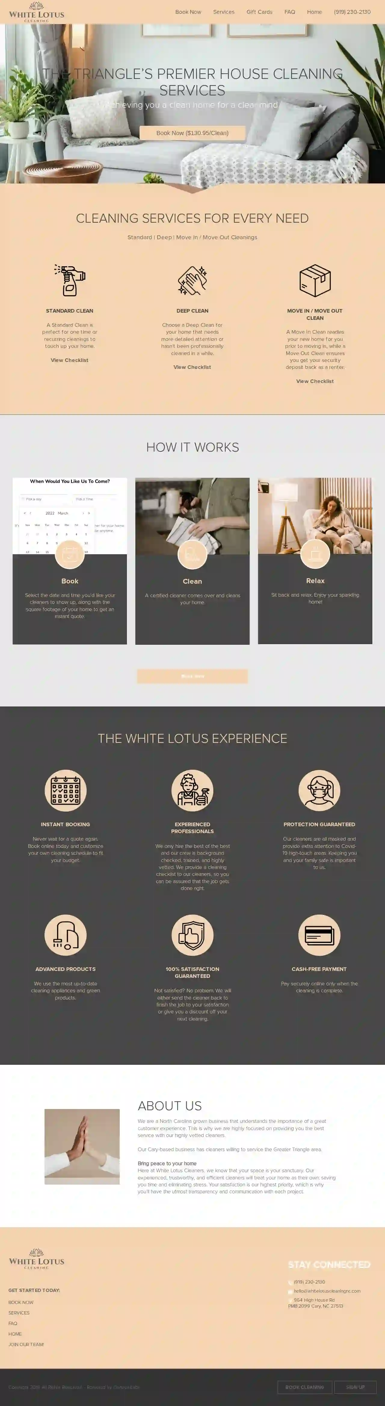 White Lotus Cleaning