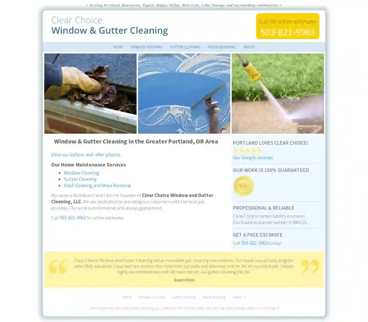 Clear Choice Window and Gutter Cleaning