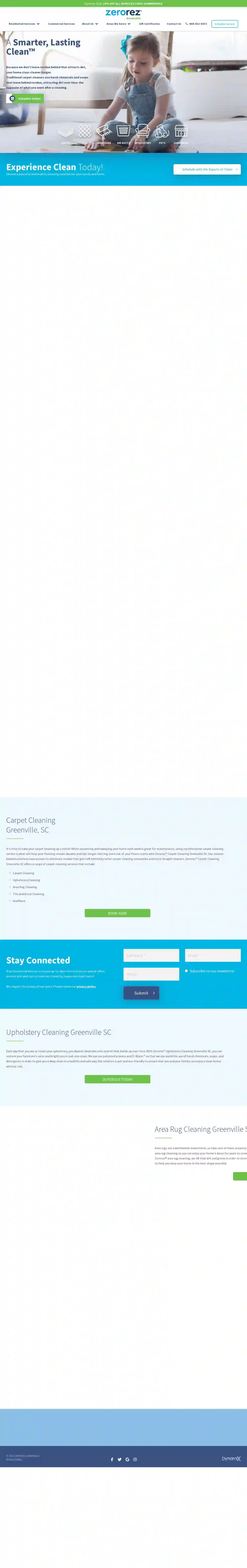 Zerorez Carpet Cleaning Greenville