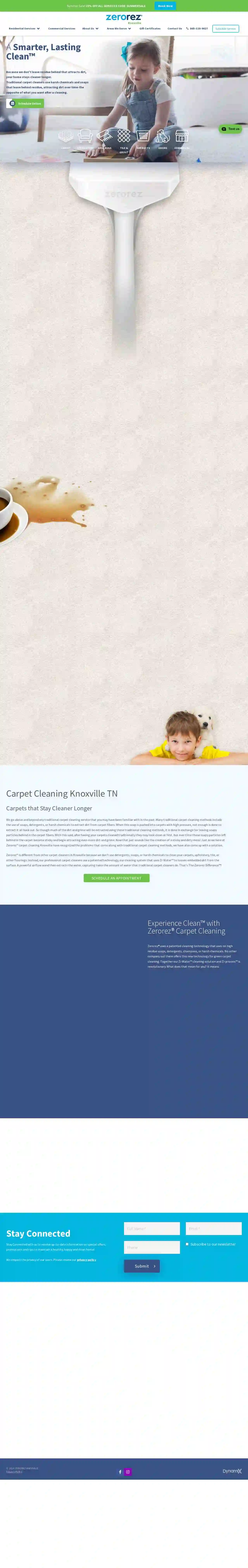 Zerorez Carpet Cleaning Knoxville